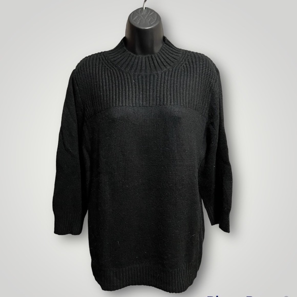 NWT Ricki’s Ladies Size XXL Black Acrylic/Angora Crewneck Sweater - Picture 5 of 15